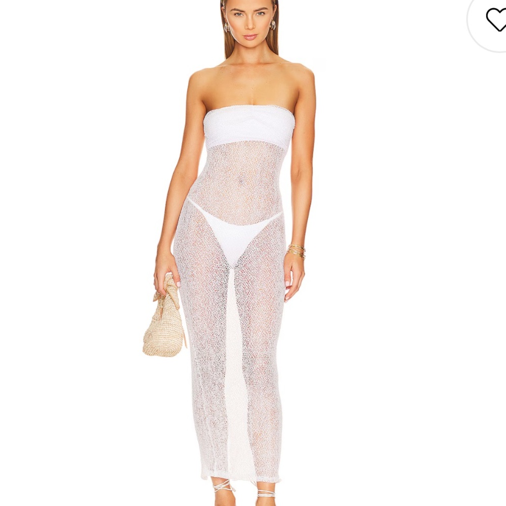 Bananhot Net Dress in White s